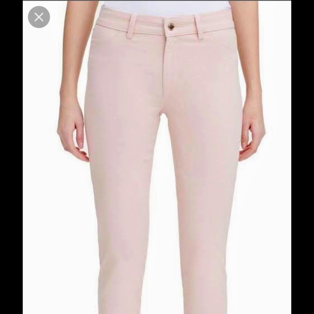 Calvin Klein Blush Pink Cropped Jeans Size 4 NWT